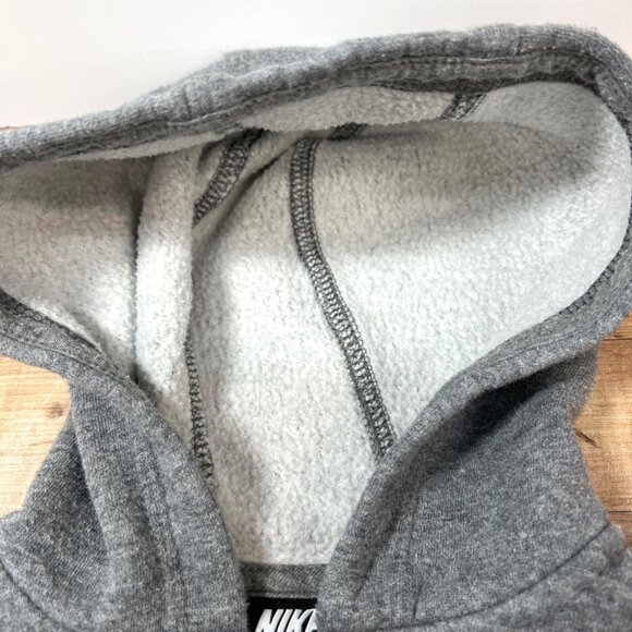 Nike Toddler Zip-Up Hoodie 3T Heather Gray Fleece-Lined Long Sleeve Jacket With - Picture 5 of 7